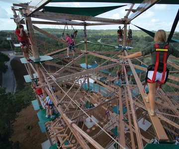 San Antonio: Twisted Trails Zip Rails, Ropes & Climbing Wall