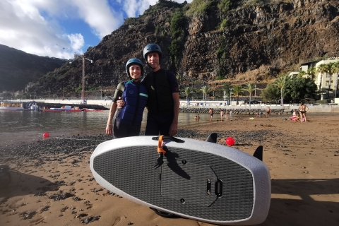 Efoil Surf Board Lesson in Calheta BeachE-foil Surf Board Lesson in Calheta Beach