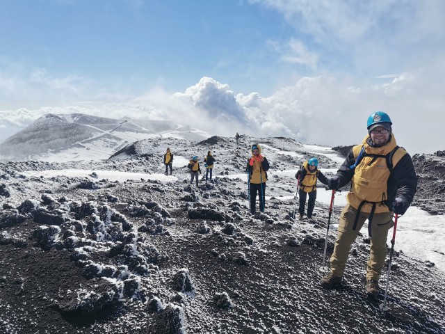 Visit Mt Etna Winter Trekking Tour with Optional Catania Transfer in Catania, Sicily, Italy