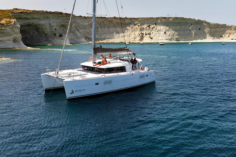 Malta: Catamaran Private Day Charter with Skipper