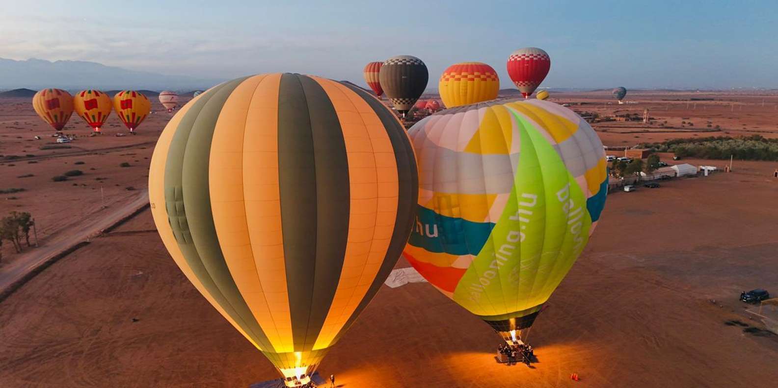 Marrakech: Hot Air Balloon Ride with Rooftop Breakfast