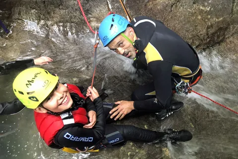 Gardasjön: Guidad Canyoningtur i Palvico Gorge