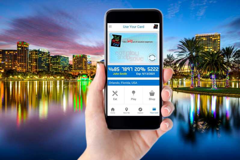 Orlando: Eat & Play Digital Discount Card