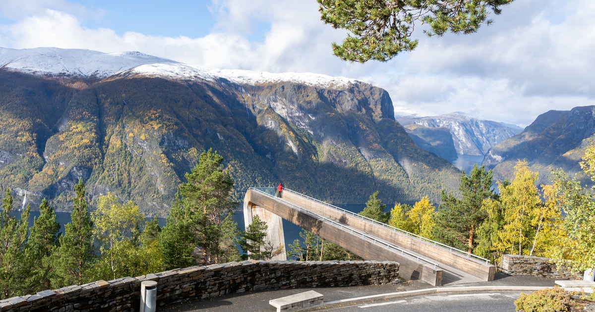 Flam: Spectacular Stegastein Viewpoint Tour with Shuttle Bus | GetYourGuide