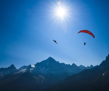Chamonix: Tandemvlucht met uitzicht op de Mont-Blanc