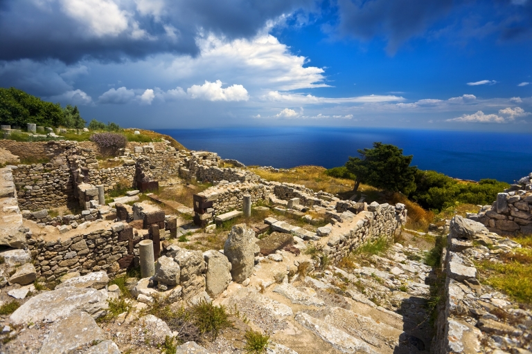 Santorin: visite guidée à pied archéologique d'une demi-journée