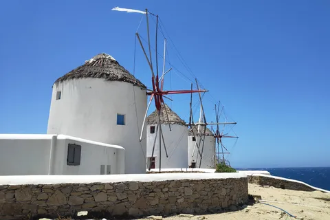 Mykonos : visite à pied avec un local