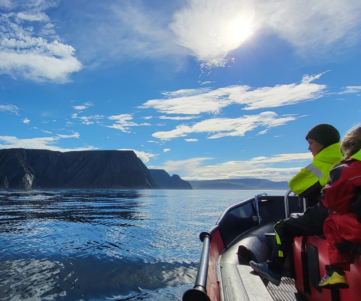 Honningsvåg: gita privata in barca sul granchio reale con Capo Nord