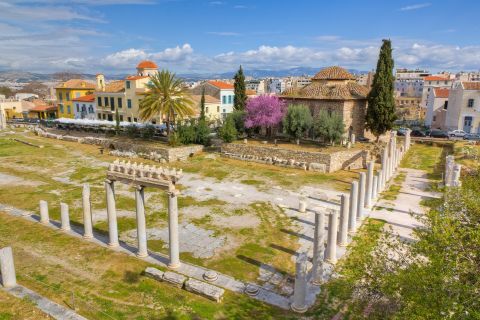 Atene: biglietto elettronico per l'agorà romana e l'antica agorà e 2 tour audio