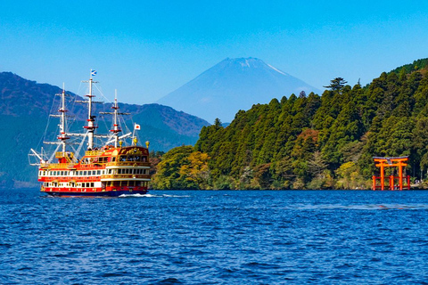 Tóquio: Mt. Fuji Lake Ashi&amp;Ropeway, excursão de um dia ao Vale OwakudaniServiço de busca na estação de Tóquio às 8:00 AM