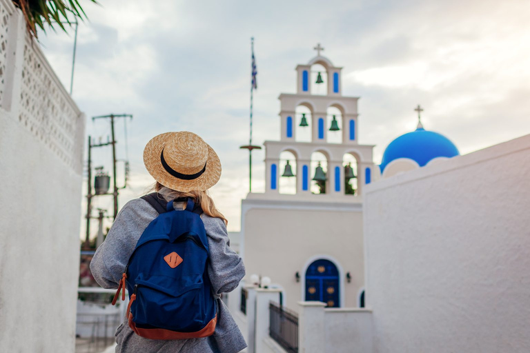 Santorin: visite guidée à pied archéologique d'une demi-journée