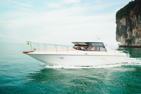 Wyspy Phi Phi Błyszcząca jednodniowa wycieczka luksusową łodzią motorowąKrabi: Wyspy Phi Phi Maya Bay przez Luxury Speed Day Trip