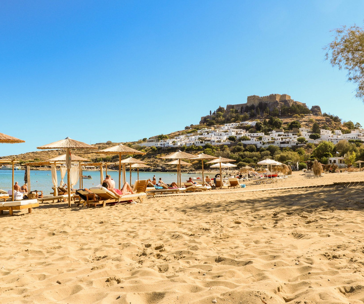 From Rhodes: Lindos Round-Trip Bus Transfer with Free Time