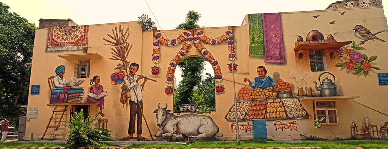 Nuova Delhi: tour in bicicletta del distretto artistico di Lodhi con colazione