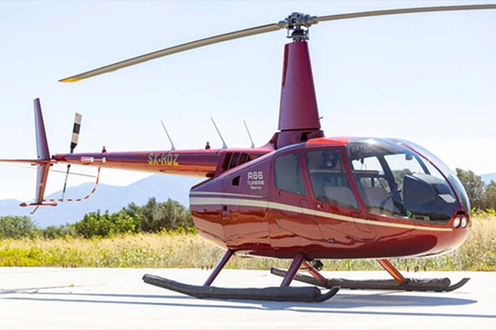 Privater Helikopter-Transfer auf Sifnos