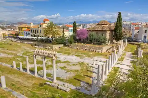 Athènes : Agora romaine : billet électronique et audioguide
