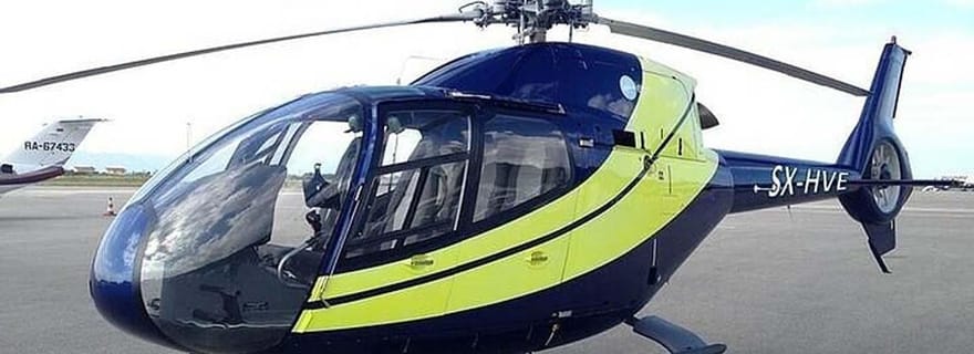 Depuis Hydra : vol privé aller simple en hélicoptère vers les îles