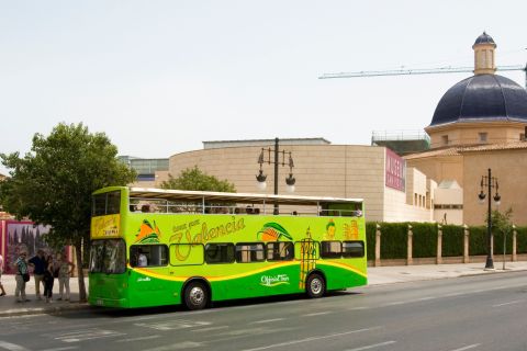 Valencia: Hop-on Hop-off City Highlights Bus Tour -Green bus