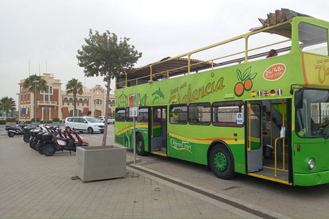 Valencia: Hop-on Hop-off City Highlights Bus Tour Green busValencia: Highlights Bus Tour Hop-on Hop-off (Green bus)