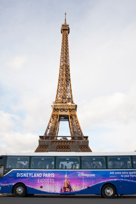 Eiffel tower to store disneyland by train