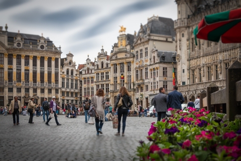 Bruselas: Visita guiada de la ciudad con comida y bebida