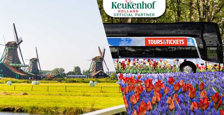 Z Amsterdamu: wycieczka do Keukenhof i holenderskiej wsi
