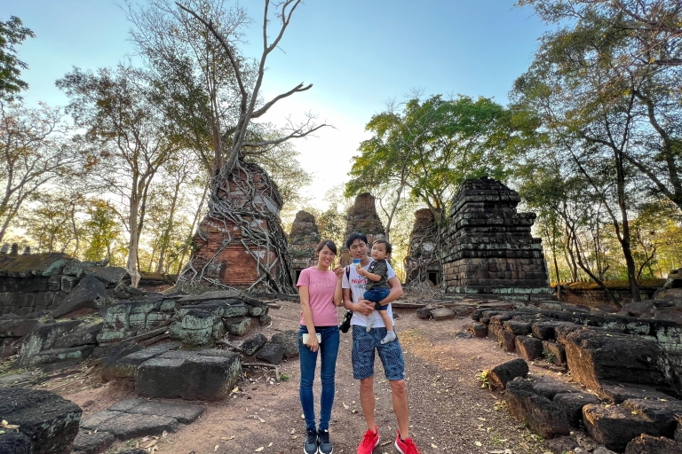From Koh Ker: Full-Day Private Tour of Cambodian Temples