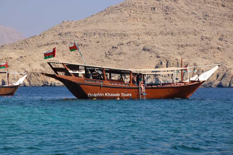 From Khasab: Fjords of Musandam Dhow Cruise & Buffet Lunch | GetYourGuide