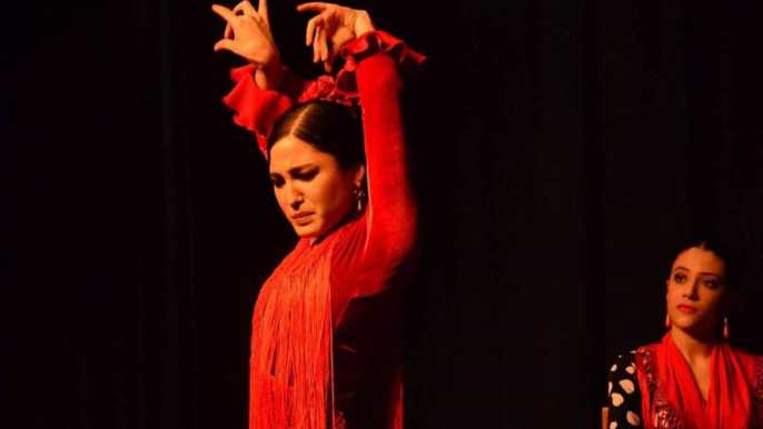 Sevilla: Clase de Baile Flamenco con Traje Opcional