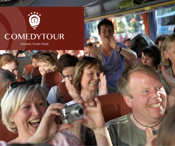 Berlin: 1.5-Hour Comedy Bus Tour in German