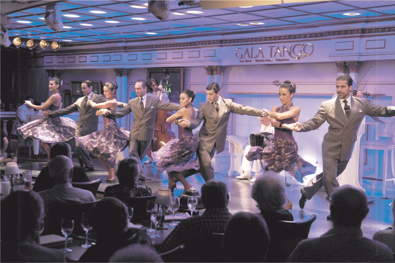 From Buenos Aires: Gala Tango Show Ticket with Upgrades Show with Tango Class, Drinks, and Dinner
