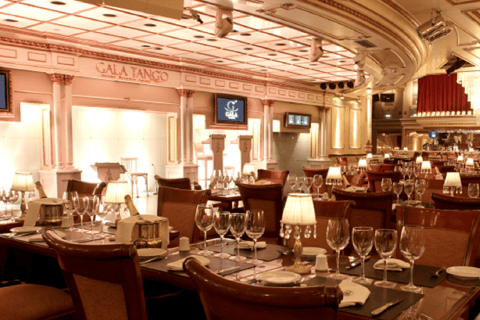 From Buenos Aires: Gala Tango Show Ticket with Upgrades Show with Tango Class, Drinks, and Dinner