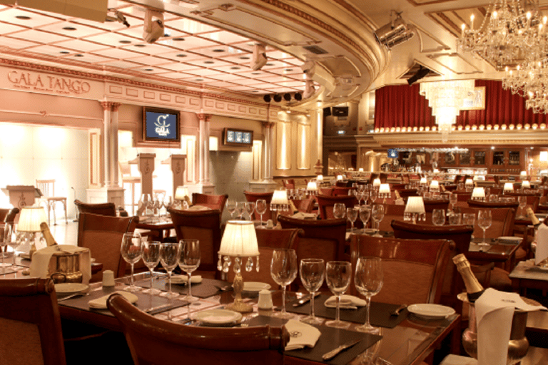 From Buenos Aires: Gala Tango Show Ticket with Upgrades Show with Tango Class, Drinks, and Dinner