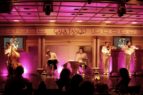 From Buenos Aires: Gala Tango Show Ticket with Upgrades Show with Tango Class, Drinks, and Dinner
