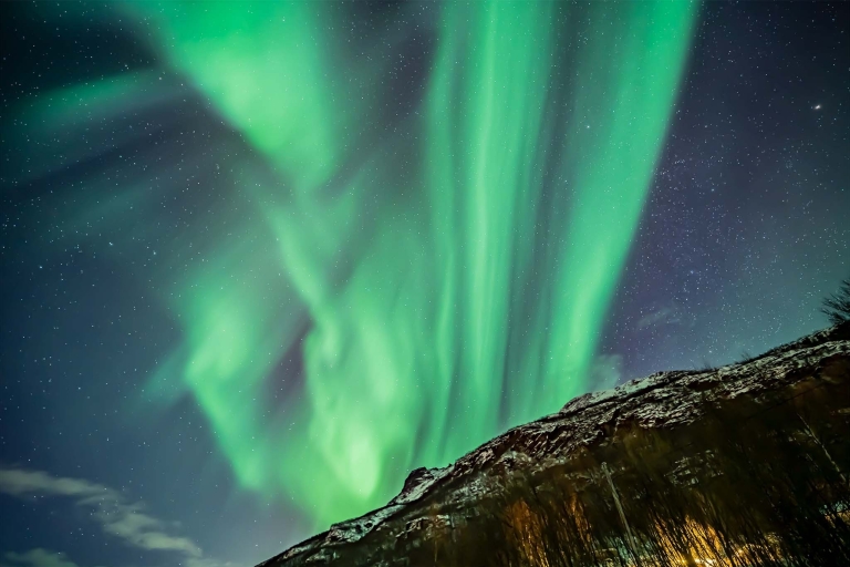 Tromsø: pościg fotograficzny z przewodnikiem przy zorzy polarnej z portretem