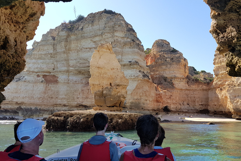 Lagos : visite guidée de Ponta da Piedade au coucher du soleilVisite de groupe partagée