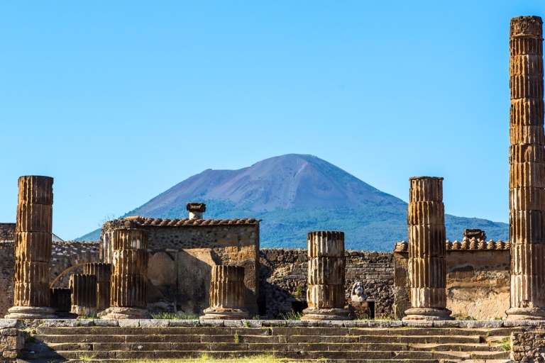Napels naar Sorrento of Positano met rondleiding door Pompeii