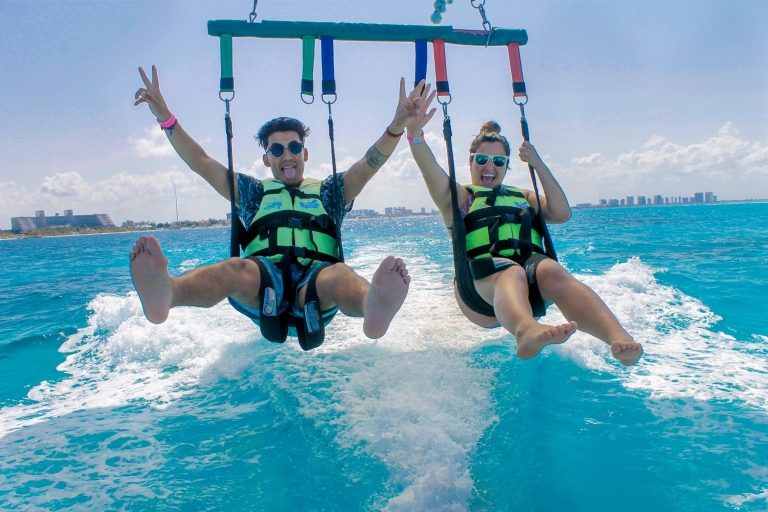 Cancun: Fliegen und Reiten über der Bucht von Cancun