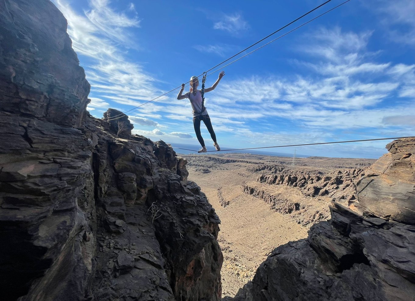 Gran Canaria: Cliff Climbing Via Ferrata-tur af Maspalomas