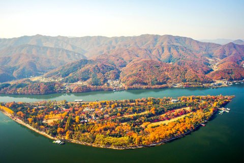 Seoul: Escursione di un giorno a Gangwon-do con il Mondo degli Alpaca e l&#039;Isola di NamiTour di gruppo dei giardini da Myengdong