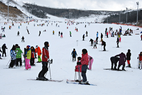 From Busan: Eden Valley Resort Ski and Winter Fun Tour Snow Sled Package - Meeting at Seomyeon Station