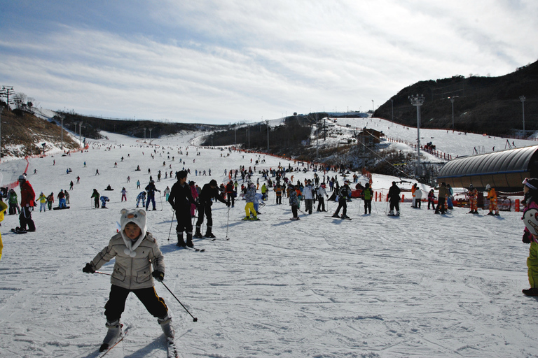 From Busan: Eden Valley Resort Ski and Winter Fun Tour Snow Sled Package - Meeting at KTX Busan Station