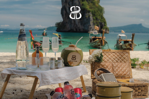 From Krabi: 4 Islands Private Longtail Boat Tour with PicnicFull-Day Private 4 Islands Trip