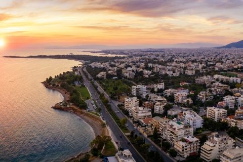 Athènes : Visite privée au Cap Sounion et au lac VouliagmeniPrise en charge et/ou dépôt à n'importe quelle adresse dans la zone spécifiée