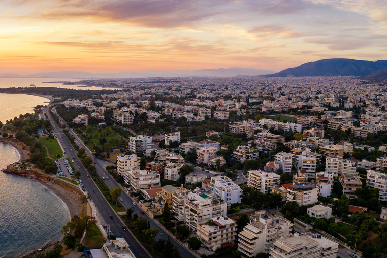 Athene: privétour naar Kaap Sounion en het Vouliagmeni-meerOphalen en/of afzetten bij de haven van Piraeus