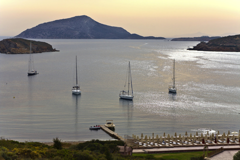 Athens: Private Tour to Cape Sounion & Vouliagmeni Lake Pickup and/or drop off at any address in the specified area