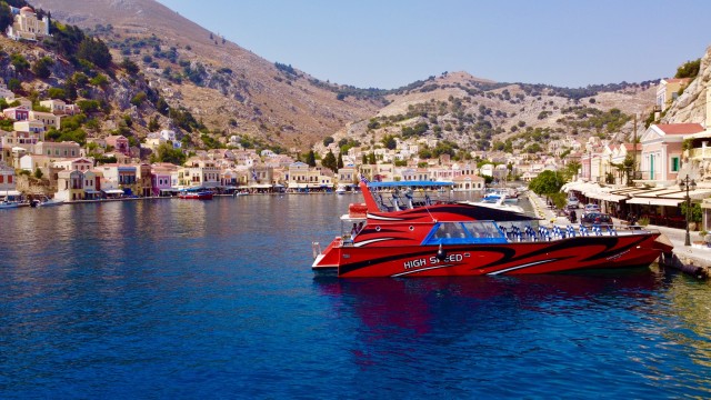 Visit Kolympia High-Speed Boat to Symi Island & St George's Bay in Rhodes