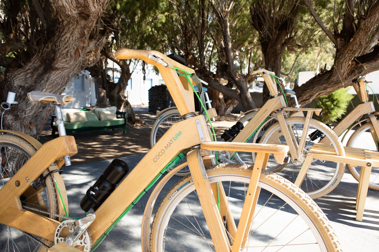 Santorini: Private E-Bike Village Tour with Lunch or Dinner Santorini E-Bike Village Tour with Lunch