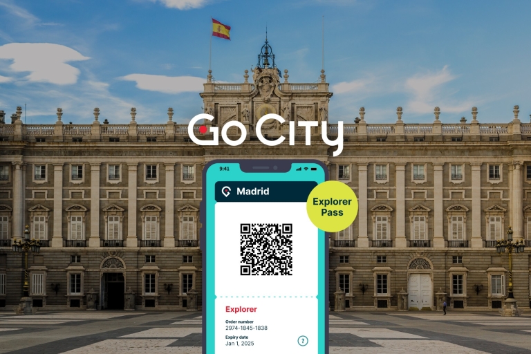 Madrid: Go City Explorer Pass - Elige entre 3 y 7 atraccionesPase de 5 opciones