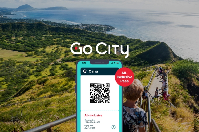 Oahu: pase Go City todo incluido con más de 40 experienciasPase de 3 días